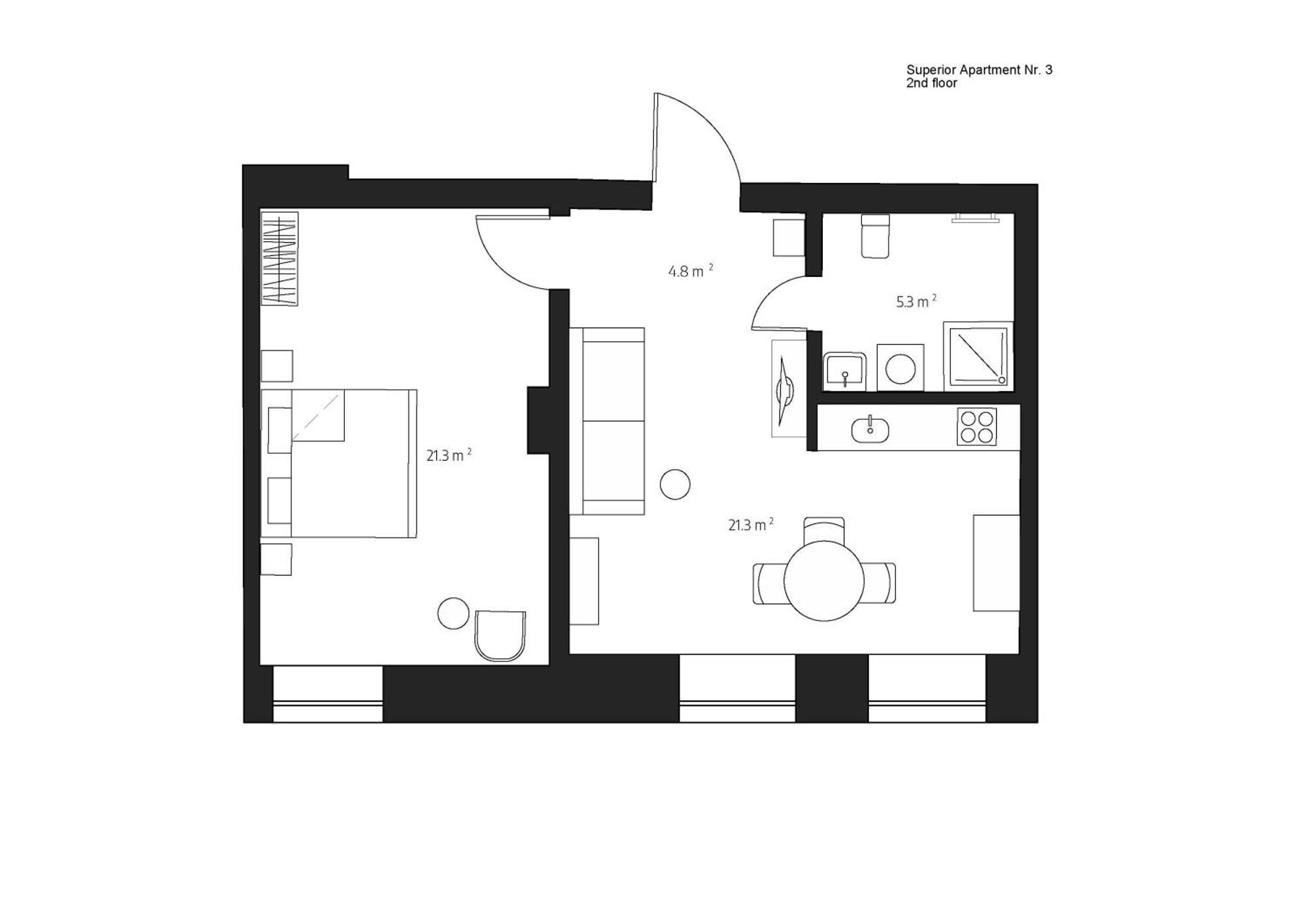 Centra Nams - Center Apartments Cēsis Quarto foto